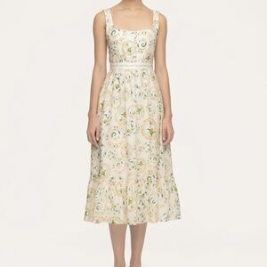 Agua by Agua Bendita Menaje Linen Maxi Dress Size M